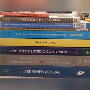 ARCHITECT ARE 5.0 NCARB STUDY BOOKS